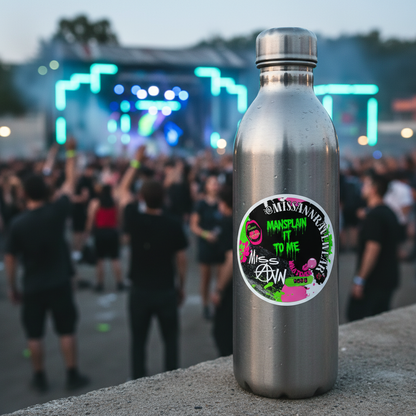 Mansplain It To Me - Festival Water Bottle Mockup